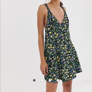 FLORAL mini swing sundress in ditsy floral